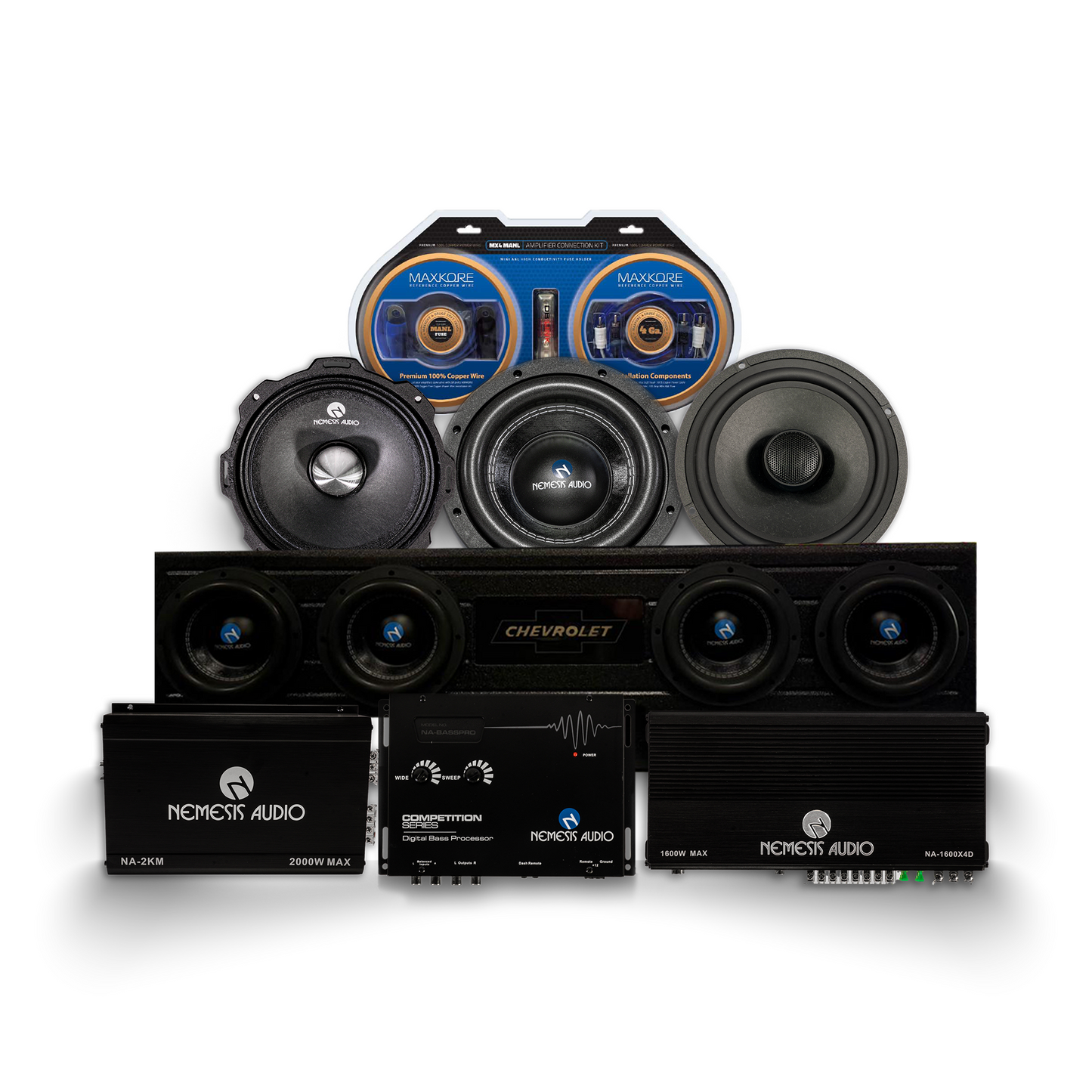 Full Audio System - Nemesis (Ford 2009 / Chevy 2007 / Dodge new body style 2019 TRUCKS Only)