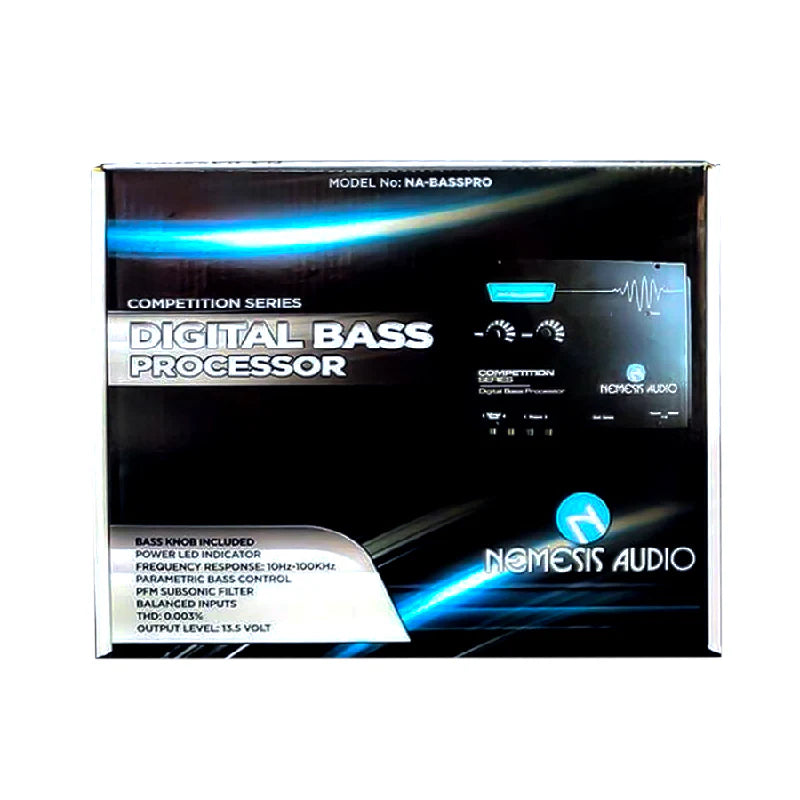 Nemesis Audio Digital Bass Processor NA-BASSPRO | Enhances Low-Frequency Output