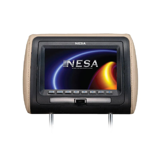 NESA NPM-789DHD-7" Smart Rainbow headrestmonitor series with 7" wide samrt Rainbow headrest pillow monitor with multimedia disc & full HD 1080P Digital media player