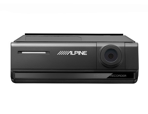 Alpine DVR-C320R | Premium 1080p HD Night Vision Dash Camera Bundle (Front + Rear) with Built-In Drive Assist