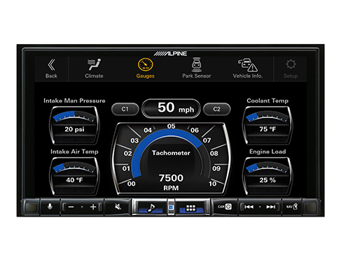 Alpine ILX-507 7-inch Digital Multimedia Receiver with HD Display and Hi-Res Audio Playback