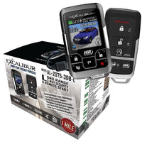 Sistema de arranque remoto con alarma bidireccional de 1 milla de alcance EXCALIBUR AL-2075-3DB-L