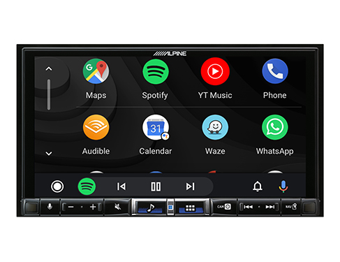 Alpine ILX-507 7-inch Digital Multimedia Receiver with HD Display and Hi-Res Audio Playback