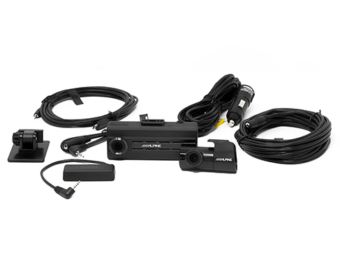 Alpine DVR-C310R | Premium 1080P Dash Camera Bundle (Front & Rear) with Impact Recording