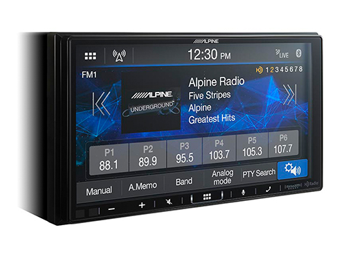 Pantalla táctil antideslumbrante Alpine iLX-407 de 7 pulgadas y 2 DIN