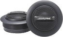 Juego de tweeters de cúpula de seda Alpine Type-S de 1" S-S10TW | 80W RMS | Audio de alta resolución