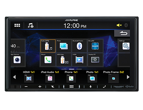 Pantalla táctil antideslumbrante Alpine iLX-407 de 7 pulgadas y 2 DIN