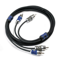Kicker 46QI26 Cable de señal de 2 canales y 6 metros