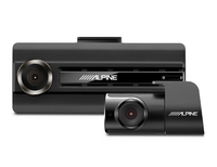 Alpine DVR-C310R | Premium 1080P Dash Camera Bundle (Front & Rear) with Impact Recording