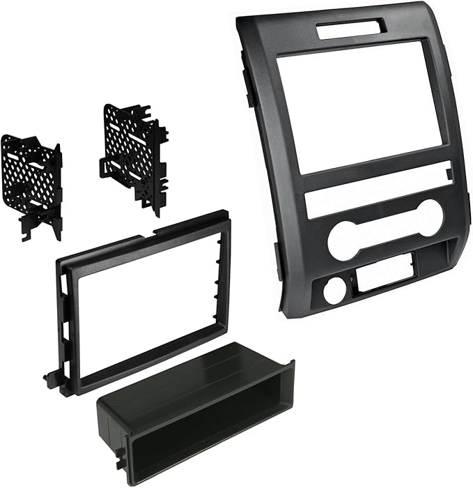 AI/FMK526 | Single-DIN or Double-DIN car stereo in select 2009-2014 Ford F-150 (Jet Black)