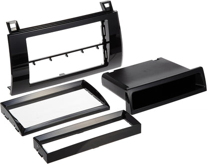 AI/TOYK967GB | 2007-13 TUNDRA / 2008-15 SEQUOIA GLOSS BLACK SINGLE DIN/ISO w/POCKET or DBL DIN