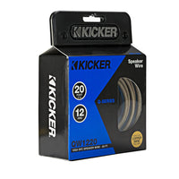 Cable para altavoz Kicker 46QW1220 de 12 AWG y 20 pies