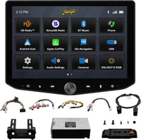 Radio multimedia de infoentretenimiento Stinger IX210-NAV HORIZON10 (IX210) de 10,1 pulgadas para usar ÚNICAMENTE con kits SR/SRK. Incluye tarjeta de navegación iGO.