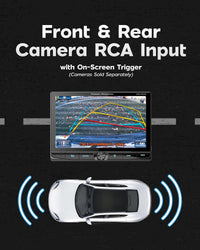 Autoestéreo Power Acoustik CPAA-70D10F - Unidad principal con Apple CarPlay y Android Auto