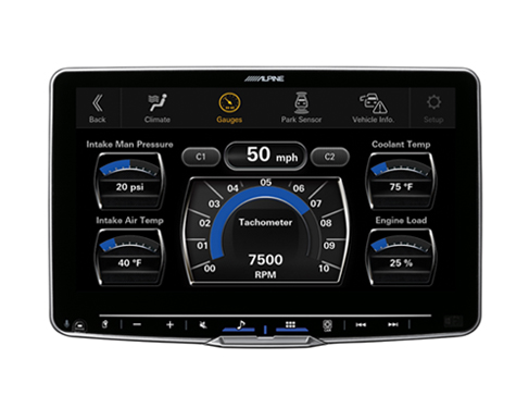 Receptor multimedia digital Alpine ILX-F509 Halo9 con pantalla HD de 9 pulgadas y reproducción de audio de alta resolución