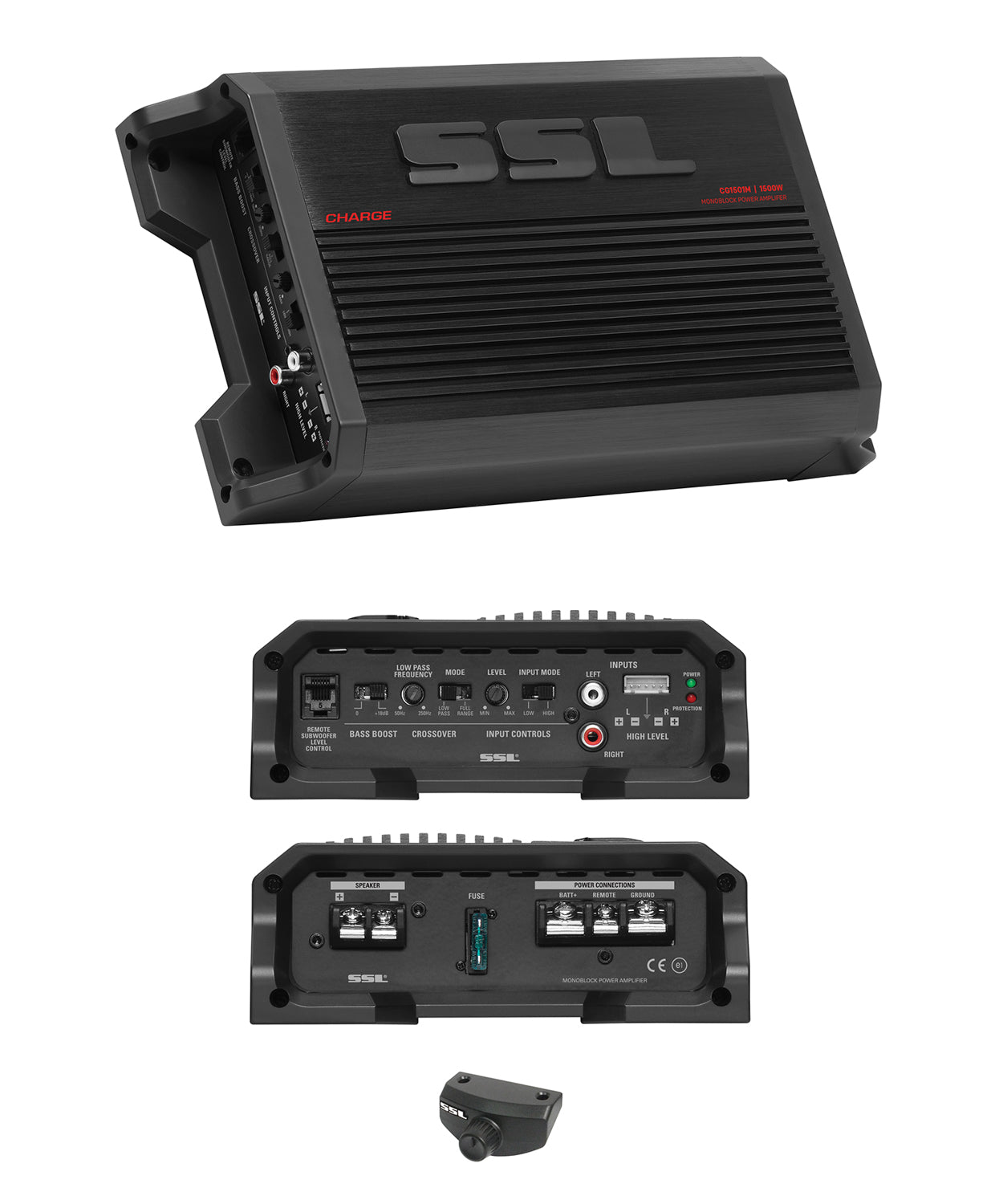 SSL CG1501M | Amplificador de audio para automóvil, 1500 W