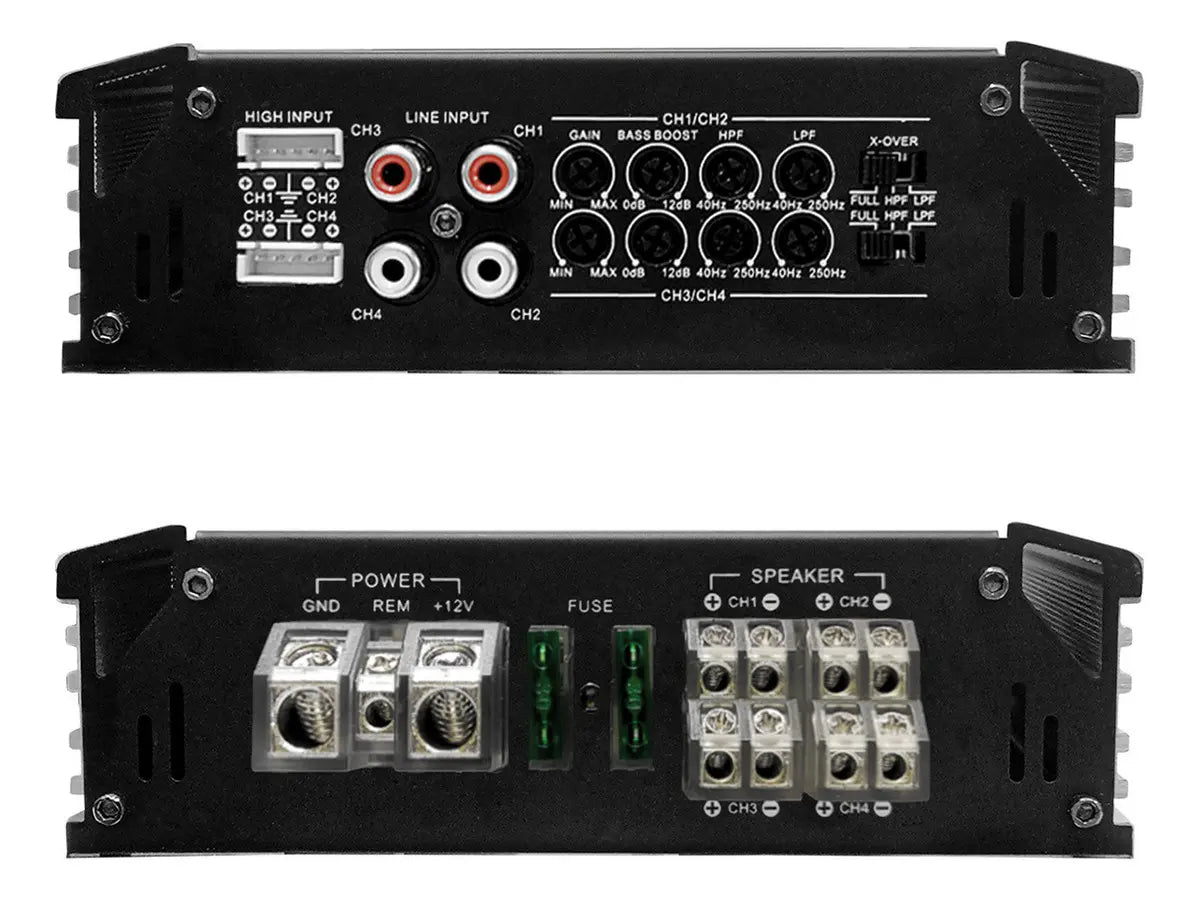 Xion X3 Series 100x4 RMS | 100.4d Amplifier Class D 4 Ch 400w Max Power Rms