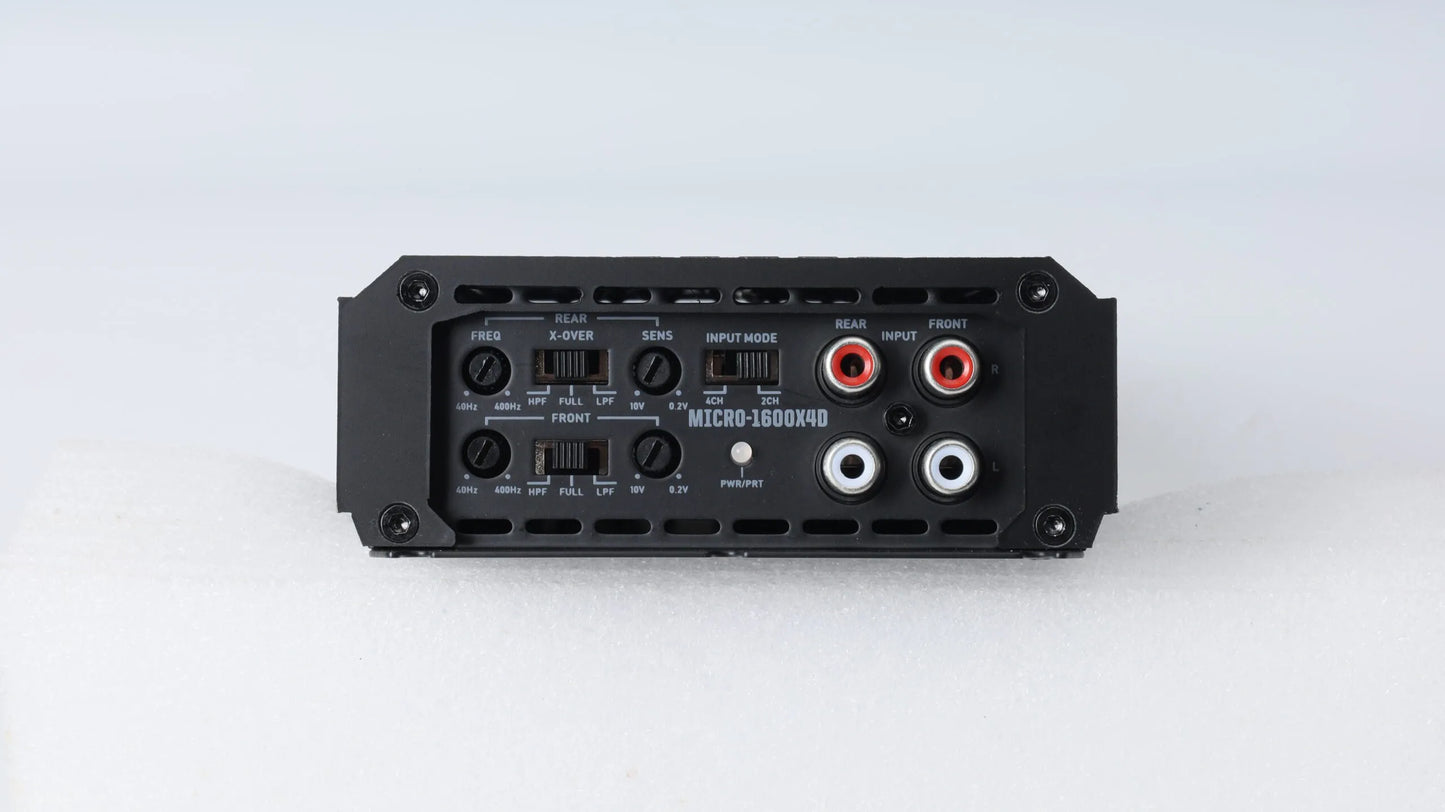 Nemesis MICRO-1600X4D | 1600W Max/ 800W RMS 4-Channel Class D Amp