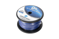 Nemesis NM-0/50BL | Cable de alimentación azul de calibre 0 y 50 pies. Flexible, duradero, para cableado de audio de coche de alto rendimiento.