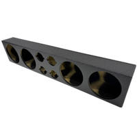 Kuztom Boxes Speaker Panel Universal 4x8" with Tweeters