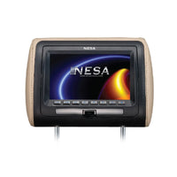 Serie de monitores de cabecera Smart Rainbow NESA NPM-789DHD-7" con monitor de cabecera Smart Rainbow de 7" de ancho con multimedia y reproductor de medios digitales Full HD 1080P