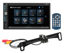 Planet Audio P695MBRC Reproductor Multimedia Doble-DIN SIN MECANISMO | Pantalla Táctil de 6.2" | Apple CarPlay con Cable | Bluetooth | Sin CD/DVD