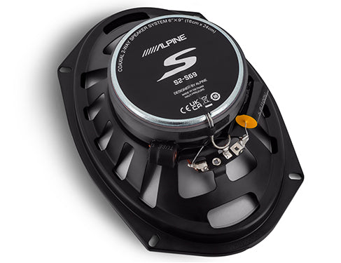 Juego de altavoces coaxiales Alpine S2-S69 de 2 vías y 6x9" de la serie S de próxima generación