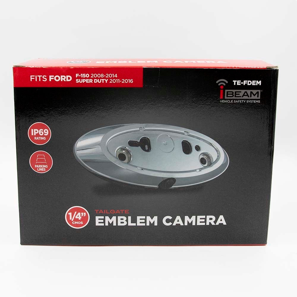 IBeam TE-FDEM - Cámara con emblema para camiones Ford 2003-2017