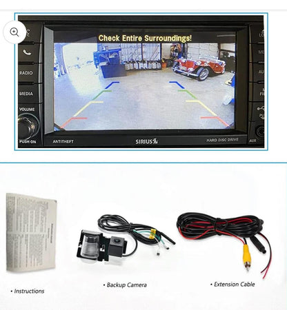 Eway CAM 9146 License Plate Backup Reverse Camera for Jeep Wrangler