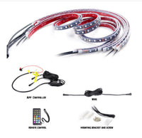 GENSSI 4PC-UNDRGLOW-CHS - 4 Strip Flexible Chase LED Under Body Glow Kit Wireless with Remote Control