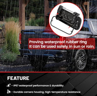 RED WOLF Tailgate Handle W/Reverse Backup Camera