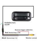 RED WOLF Tailgate Handle W/Reverse Backup Camera