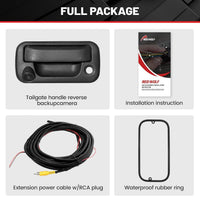 RED WOLF Tailgate Handle W/Reverse Backup Camera