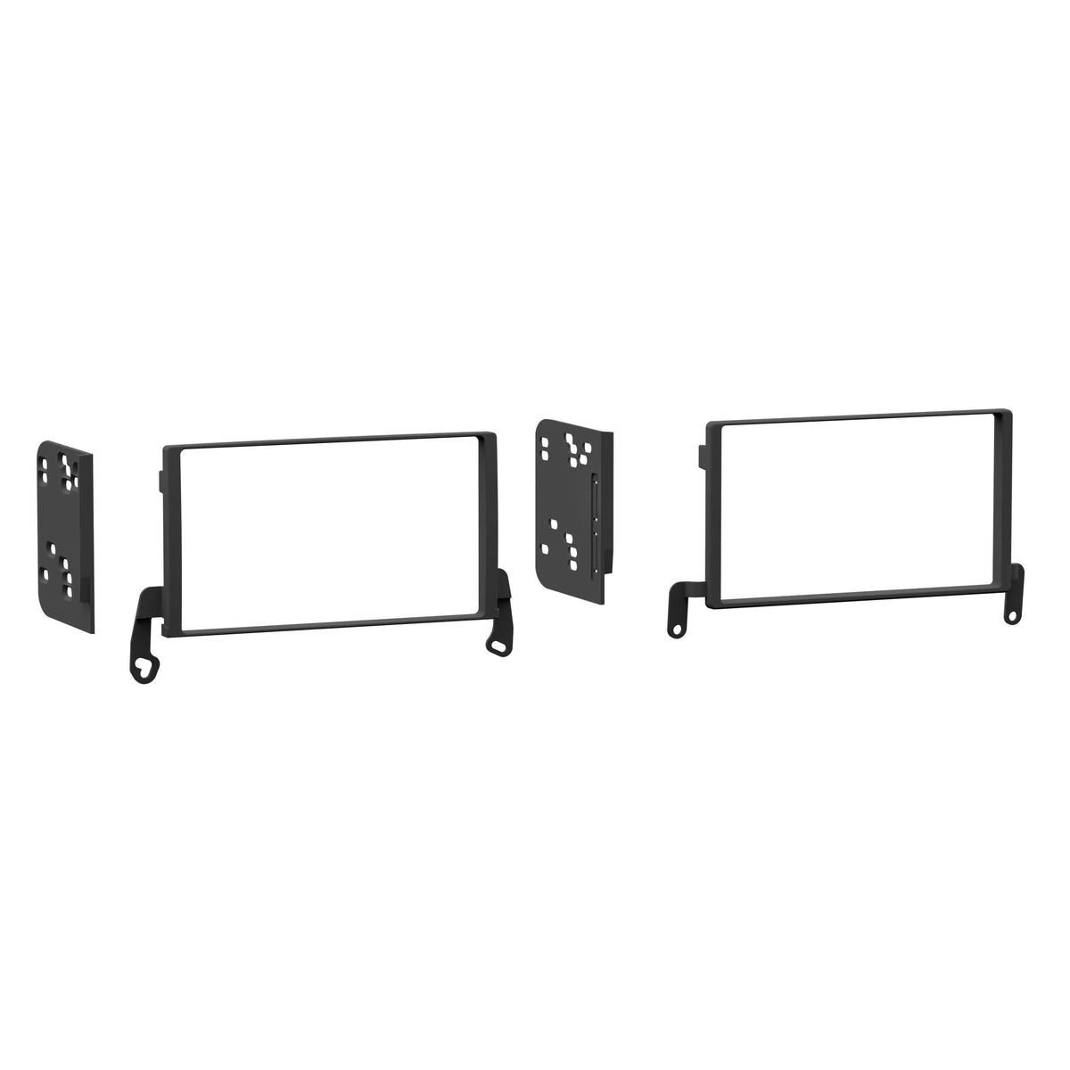 Metra/95-5818 | Kit de tablero compatible con camionetas y SUV Ford y Lincoln de 1997-2003 — radios doble DIN (Negro)