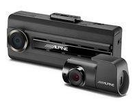 Alpine DVR-C310R | Premium 1080P Dash Camera Bundle (Front & Rear) with Impact Recording