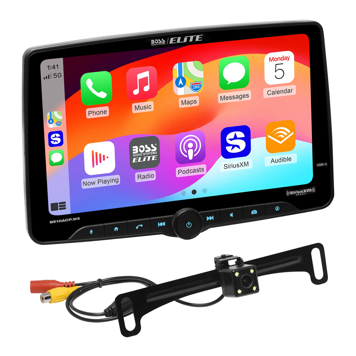 Boss Audio Systems BE10ACP.WXC | Car Stereo + Backup Camera