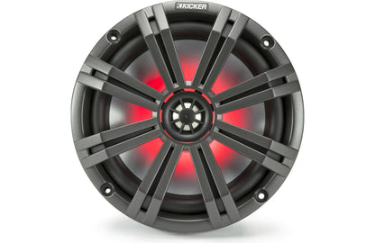 Kicker 45KM84L | 8" full-range marine speakers with LED lighting