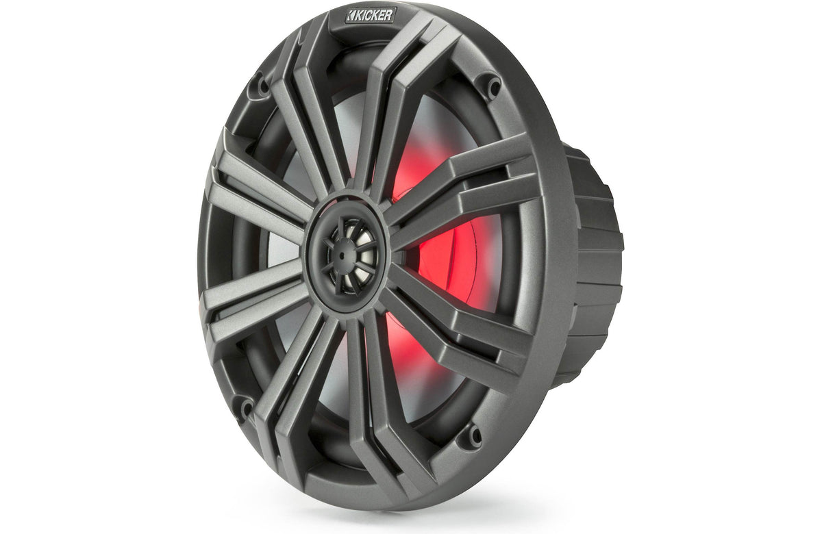 Kicker 45KM84L | Altavoces marinos de gama completa de 8" con iluminación LED
