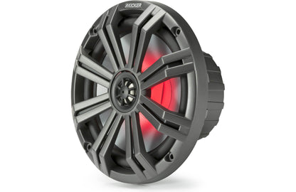 Kicker 45KM84L | 8" full-range marine speakers with LED lighting