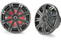 Kicker 45KM84L | Altavoces marinos de gama completa de 8" con iluminación LED