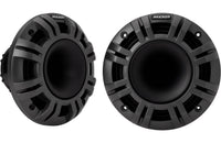 Kicker 48KMXL654 | 6-1/2" marine speakers with white and charcoal grilles