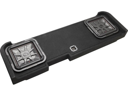 Kicker 51KGMDL7T122 | Chevy/GMC-Specific Dual 12” L7T 2-Ohm Enclosure