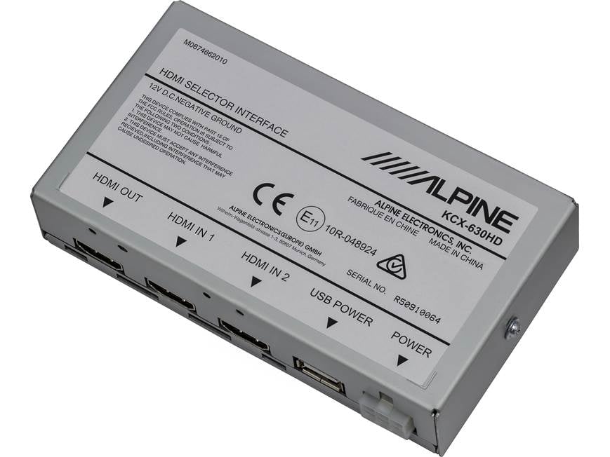Alpine KCY-630HD | HDMI switcher for Alpine digital media and Restyle navigation receivers