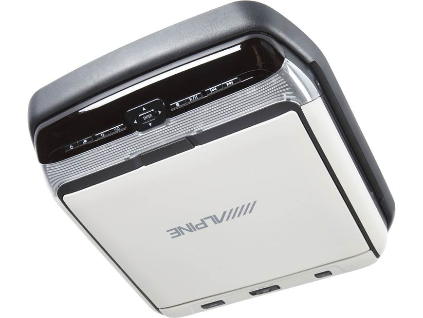 Alpine PKG-RSE3DVD 10.2" overhead video monitor with a built-in DVD player