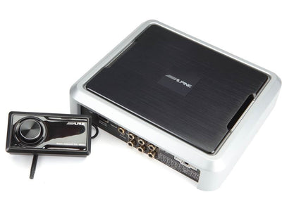 Alpine PXE-0850X 8-channel car amplifier with digital signal processing — 25 watts RMS x 8