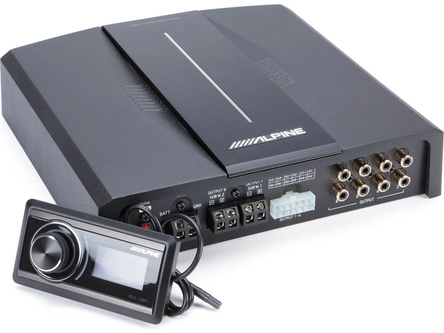 Alpine PXE-C80-88 OPTIM8® 8-Channel Sound Processor and Amplifier