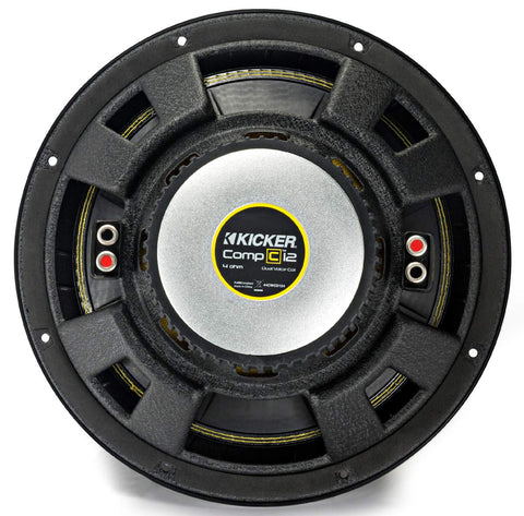 KIcker CompC 44CWCD124 | 12" CompC 4 Ohm DVC