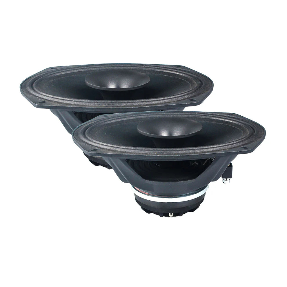 Bocina coaxial de gama completa Diamond Audio MP694 Serie MP de 6"x9" y 2 vías con tweeter de bocina de 1" (4Ω)