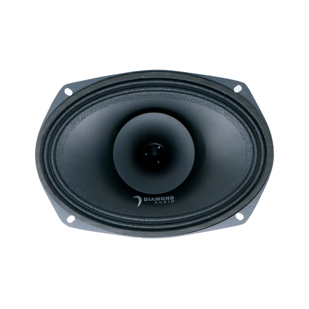 Diamond Audio MP694 MP Series 6"x9" 2-Way Full-Range Coaxial Speaker w/1" Horn Tweeter (4Ω)