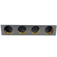 Kuztom Boxes Panel de Altavoz Universal 4x8"